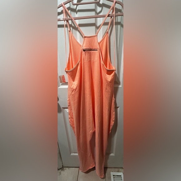 NWT FREE PEOPLE Hot Shot Onesie Color: Pastel Peach Size: Small - Picture 3 of 8